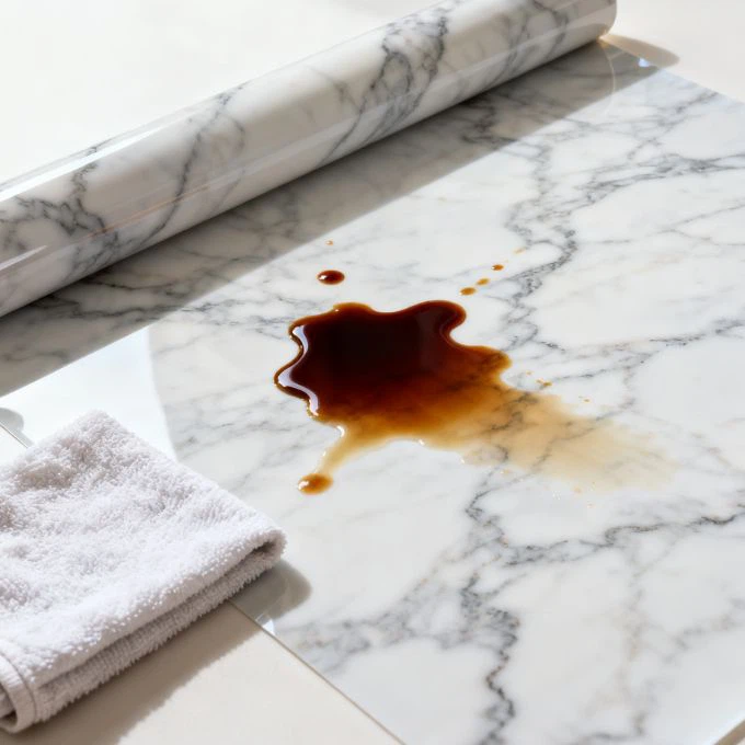 Tahroja kestävä-siirtokalvo